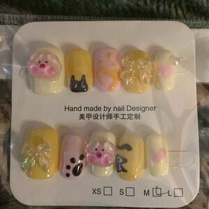 Little Piggies Press On Nails